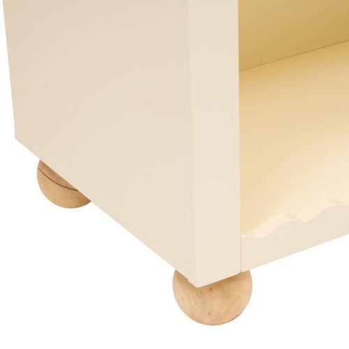 Bibliothèque Enfant Bouli 2 Niveaux Beige 60x30x65 Cm