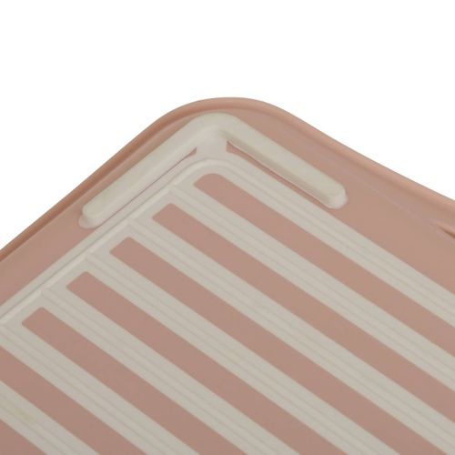 Plateau Poly 45,5x31,5 Rose Antidérapant