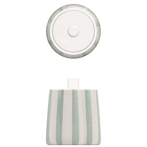 Pot à cotons STRIO Blanc / Céladon