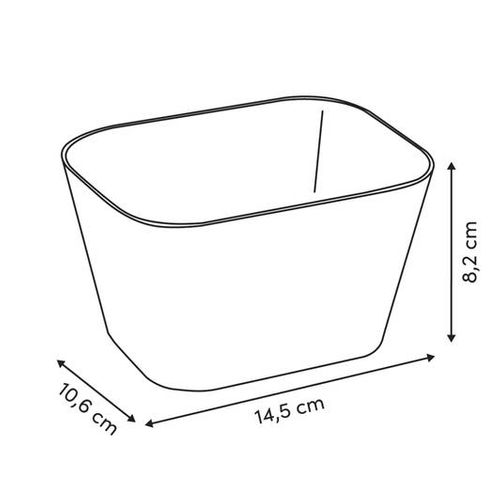 Panier Rangement Arche 1,8l Vert Céladon
