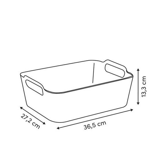Panier Rangement Arche 12l Vert Céladon