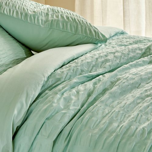 Parure De Lit Irhia 240x220cm Vert Céladon