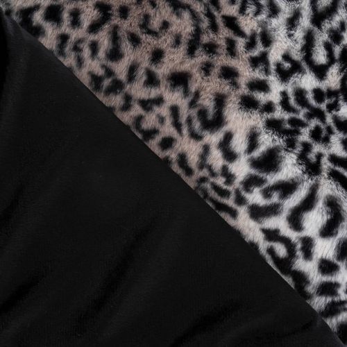 Plaid En Fourrure Léopard 125 X 150 Cm