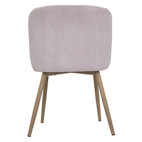 Chaise Pour Enfant Céleste Effet Velours - Rose Clair