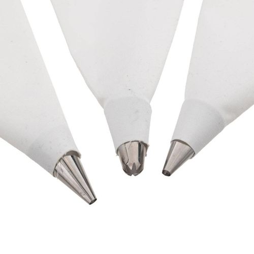 Lot De 3 Poches à Douilles "réutilisables" 35cm Blanc