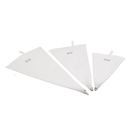 Lot De 3 Poches à Douilles "réutilisables" 35cm Blanc