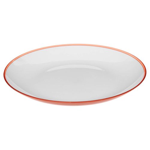Assiette 25 Cm Rose Nacarat Square