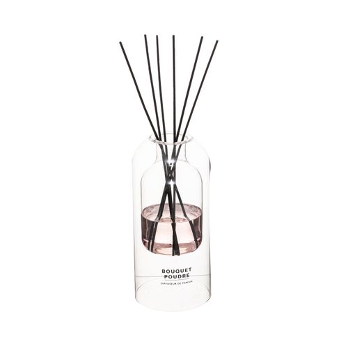 Diffuseur De Parfum Bouquet Poudrée Jasmin Et Musc Blanc 500 Ml Avec 6 Bâtonnets