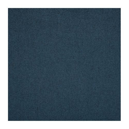 Chaise De Table Assise En Tissu Bleu Canard Et Pieds En Métal Noir