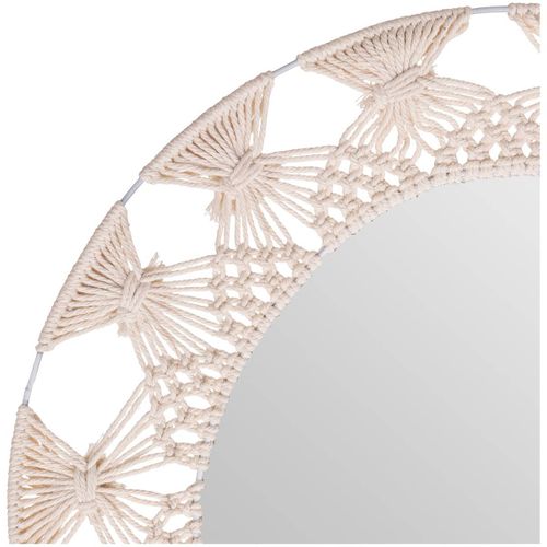 Miroir Mural En Fer Et Coton D 56 Cm