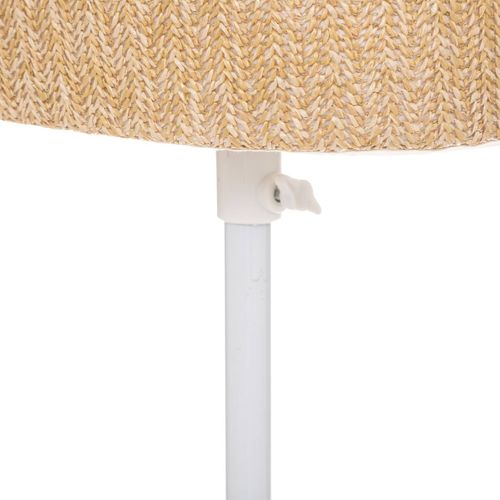 Mannequin Décoratif Sur Pied Buste Tressé Doré Et Naturel H 160 Cm