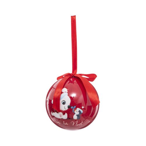 Déco De Sapin Kit 3 Boules De Noël  "mon Premier Noël" D 7.5 Cm