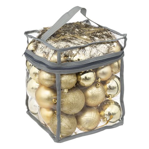 Coffrets Décoration Sapin De Noël 52 Pièces - Or