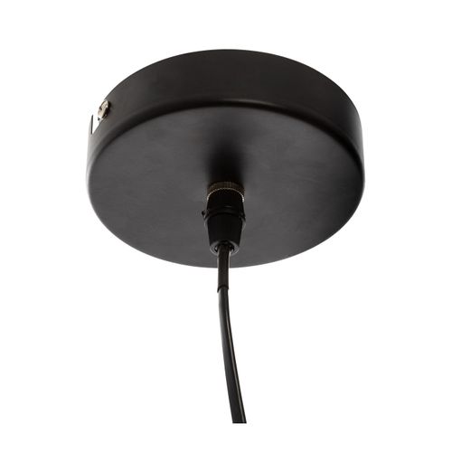 Luminaire Suspension En Métal Noir D 35 Cm Style Industriel