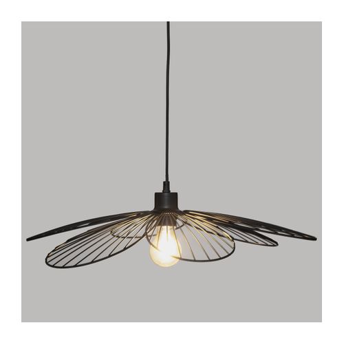 Luminaire Suspension En Métal Noir D 57 Cm