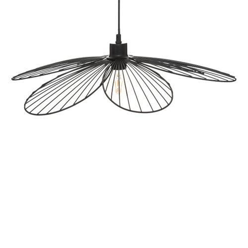 Luminaire Suspension En Métal Noir D 57 Cm