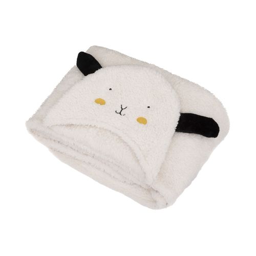 Plaid Enfant Mouton Avec Capuche 100 X 130 Cm