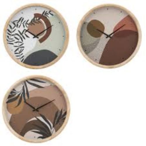 Horloge plastique Ø 30 cm NILA Assorti