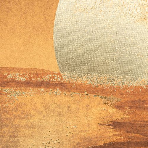 Toile imprimée 60x90 cm SOLEIL Orange