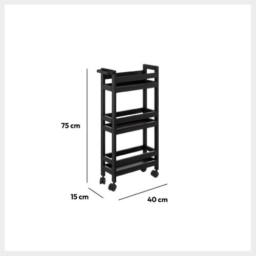 Desserte H.75 cm TAIGA Noir