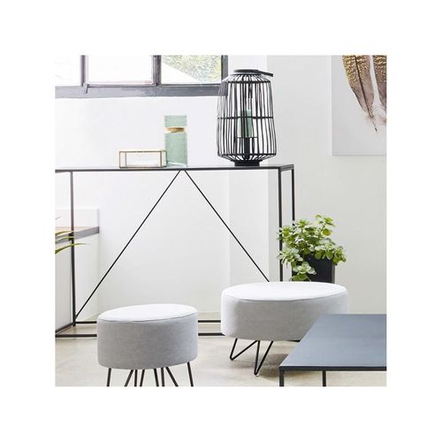 Meuble Console En Métal Noir L 120 X H 85 Cm