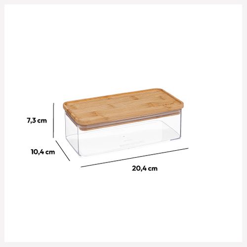 Boîte De Conservation Rect Couvercle Bambou 1l Eske