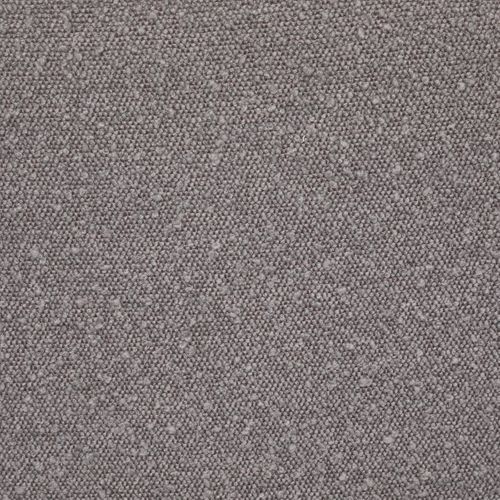 Fauteuil Tissu Gris Souris à Bouclettes