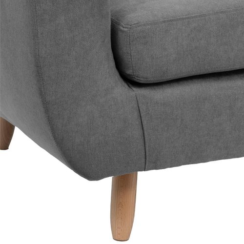 Canapé "retro" - 3 Places - Gris