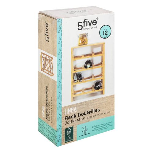 Rack Bouteilles X12 Bambou Linha 5five