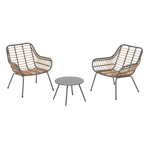 Salon De Jardin 2 Places Paopao Graphite Hespéride