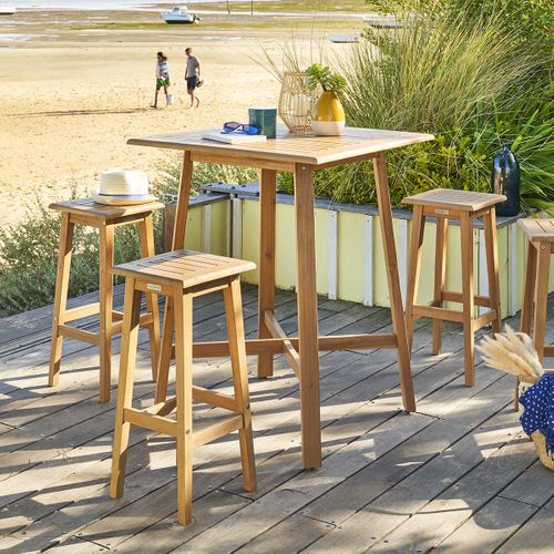 Table Haute De Jardin Tiwi Acacia