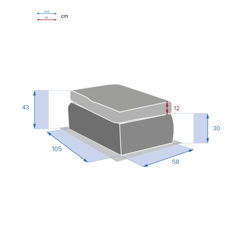 Pouf Extérieur Moorea Hespéride Savana