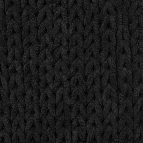 Grand Tapis De Salle De Bain Épais Noir 50 X 120 Cm