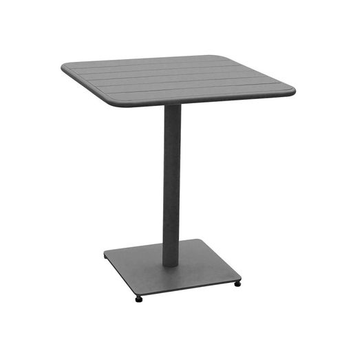 Table Carrée Extérieure 2 Places Phuket Graphite Hespéride