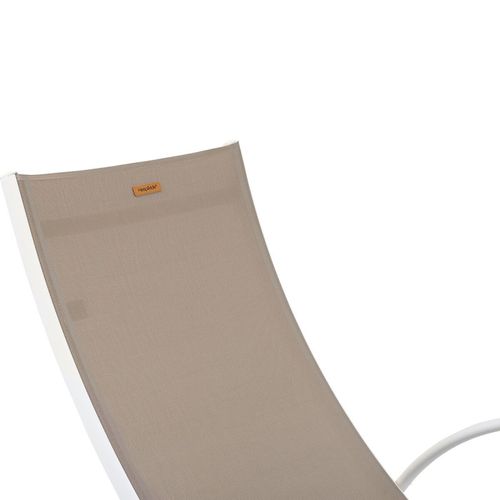 Transat Samba Pliable Noisette/blanc Hespéride