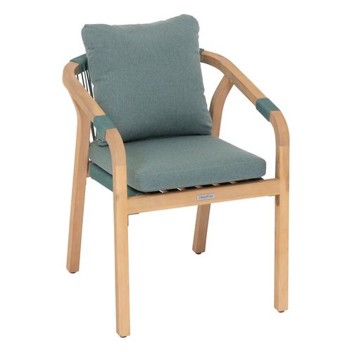 Fauteuil De Jardin Papouasie Acacia Vert Olive Hespéride