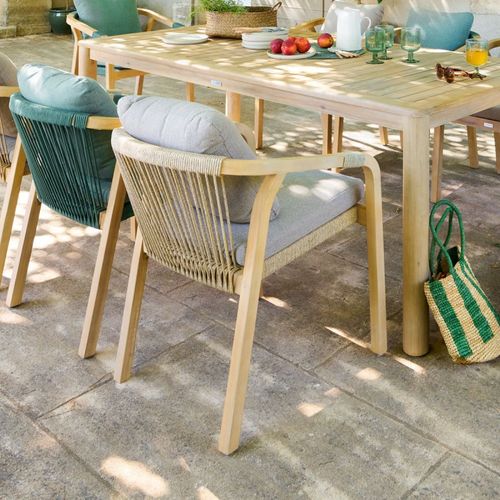 Fauteuil De Jardin Papouasie Acacia Vert Olive Hespéride