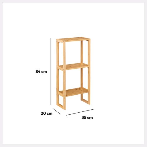 Etagère 2 Niveaux Bambou 35x20 Lab'n Modul 5five