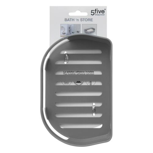 Porte-savon à Ventouses Gris Bath'n Store