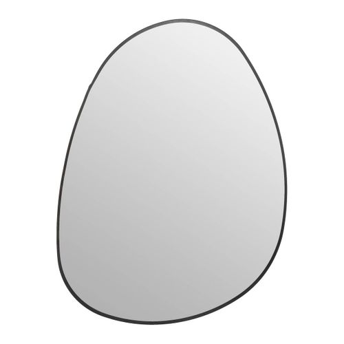 Miroir "rosalia" - Métal - Noir - 55x75 Cm