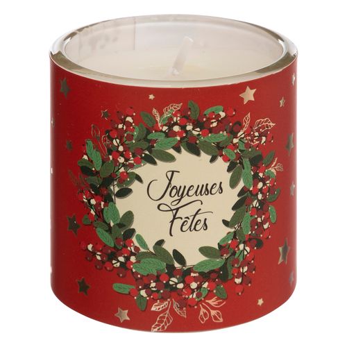 Lot de 3 bougies - Rouge