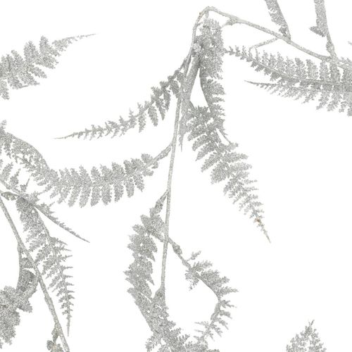 Guirlande De Noël Feuilles Argent L 180 Cm