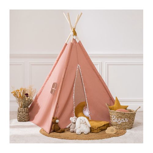 Tipi Enfant Toile Rose H 160 Cm