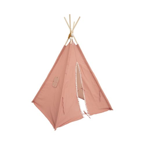 Tipi Enfant Toile Rose H 160 Cm