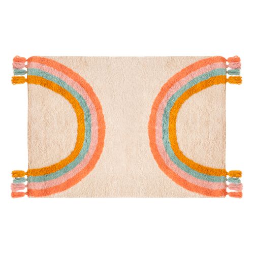 Tapis enfant 100x150 cm ARC EN CIEL Multicolore.