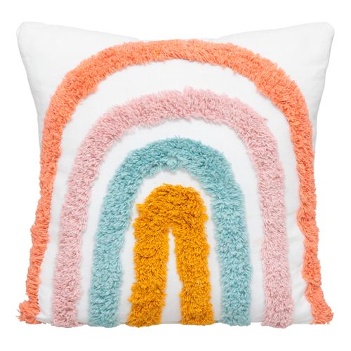 Coussin 38x38 cm ARC EN CIEL Multicolore.