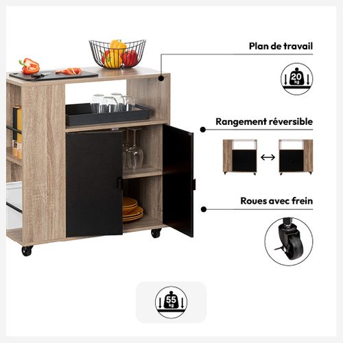 Desserte De Rangement Avec Portes Aliaj 5five