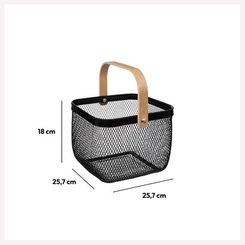 Corbeille Carré Avec Anse 25cm Mayaj