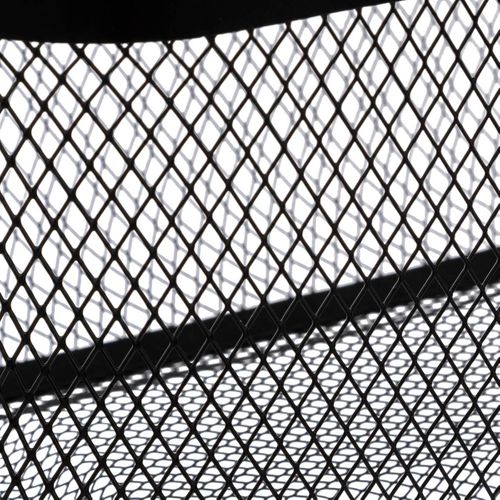 Corbeille En Métal 40x26 Cm Noir Mayaj