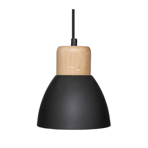 Luminaire Suspension 3 Lampes En Métal Noir H 100 Cm
